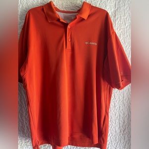 Columbia PFG polo burnt orange